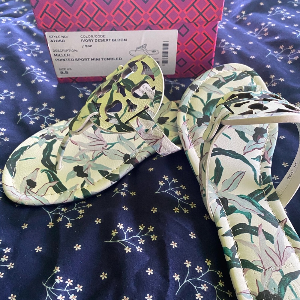 TORY BURCH MILLER SANDAL 8.5 new